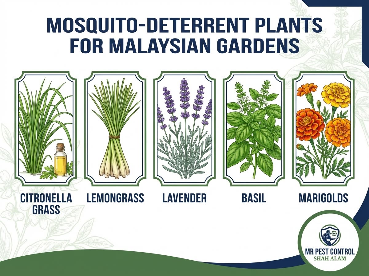 Mosquito-Deterrent Plants for Malaysian Gardens