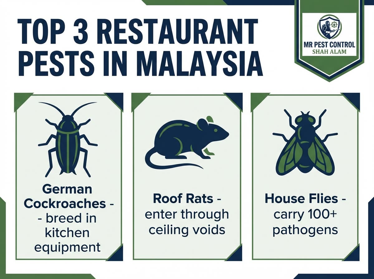 Common Restaurant Pests - Cockroaches, Rats, and Flies