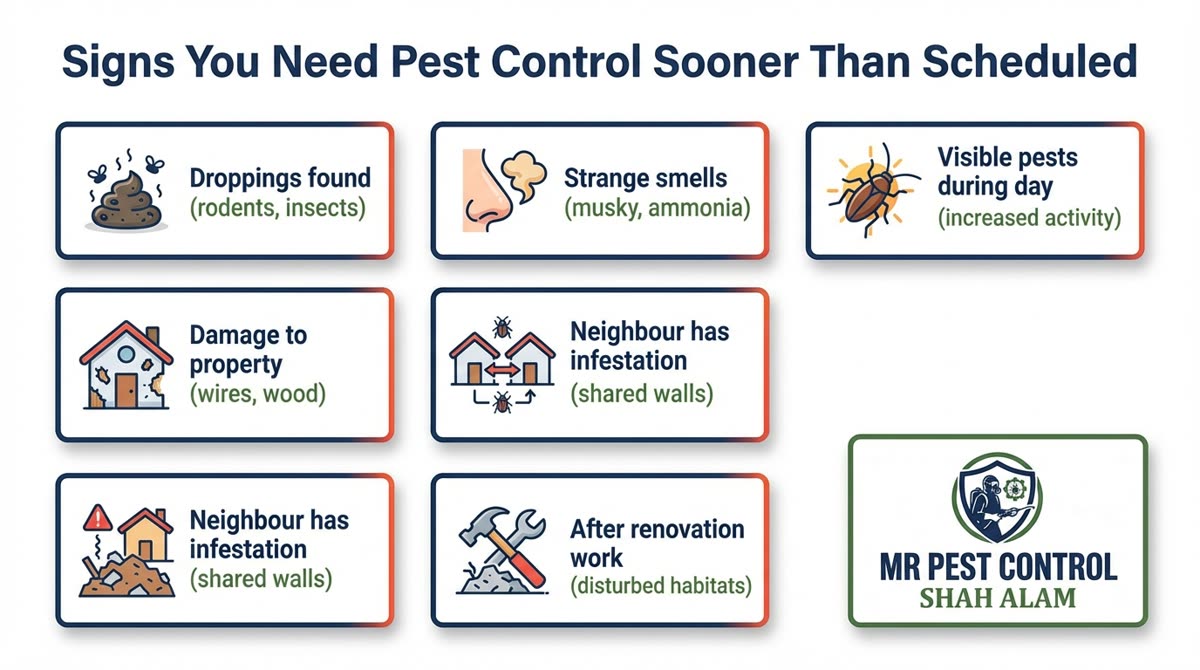 Signs You Need Pest Control Sooner
