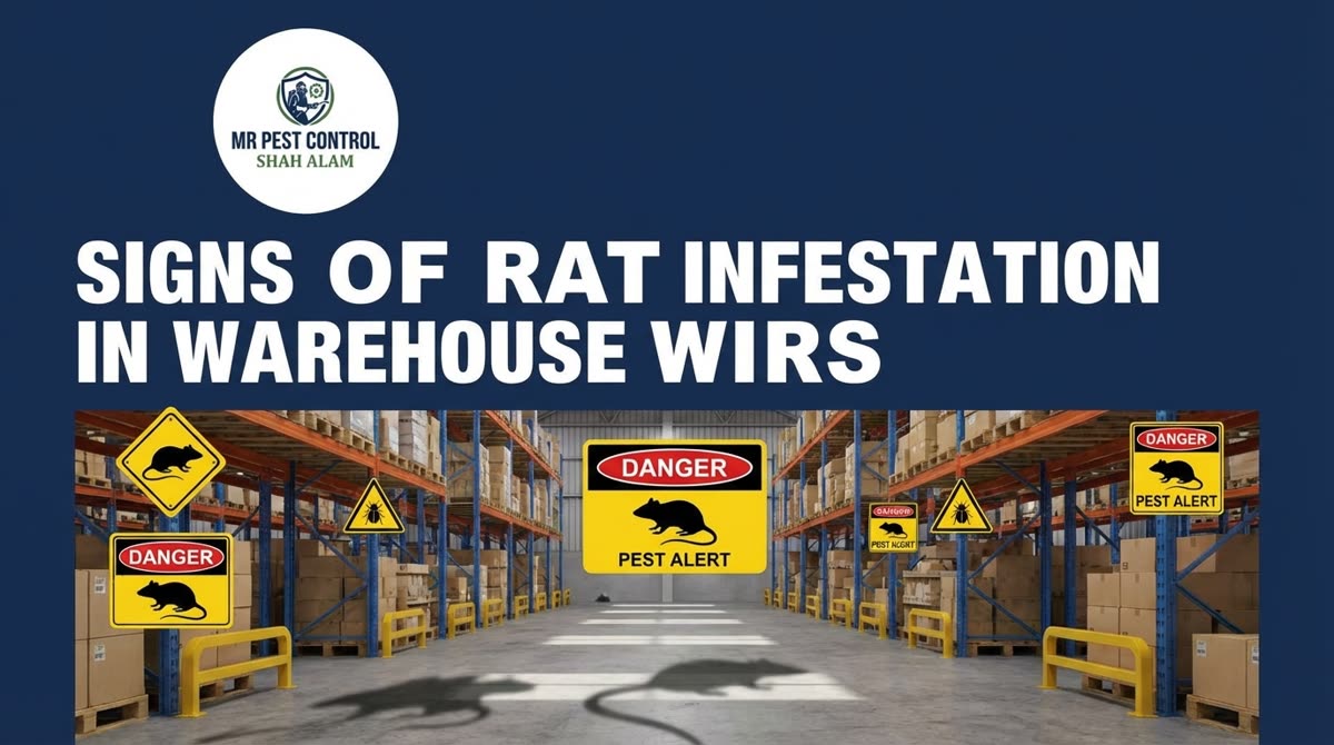 Signs of Rat Infestation in Warehouse