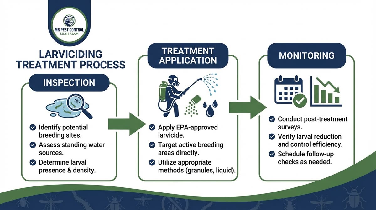 Larviciding Treatment Process