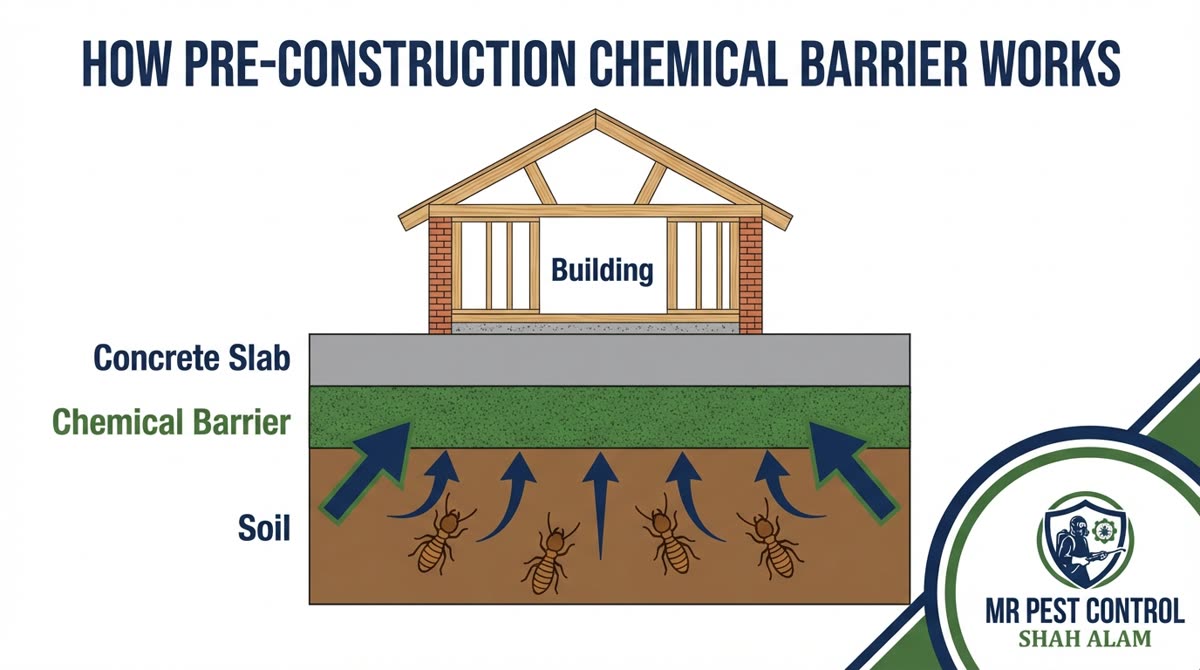 Termite Chemical Barrier Diagram